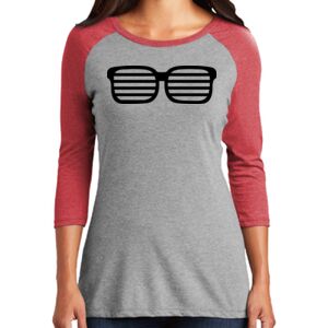 TriBlend Women's 3/4 Raglan Tee Thumbnail