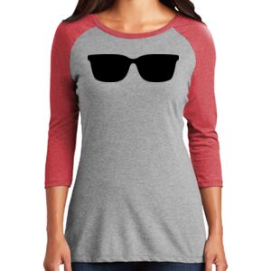 TriBlend Women's 3/4 Raglan Tee Thumbnail