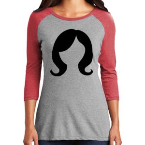 TriBlend Women's 3/4 Raglan Tee Thumbnail