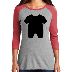 TriBlend Women's 3/4 Raglan Tee Thumbnail