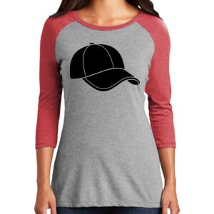 TriBlend Women's 3/4 Raglan Tee Thumbnail