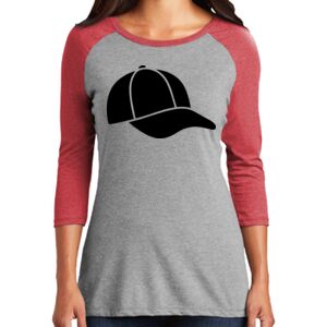 TriBlend Women's 3/4 Raglan Tee Thumbnail