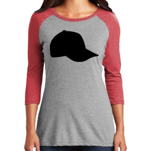 TriBlend Women's 3/4 Raglan Tee Thumbnail