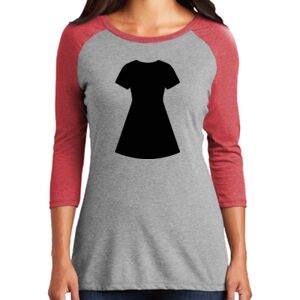 TriBlend Women's 3/4 Raglan Tee Thumbnail