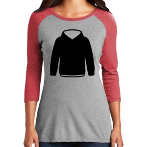 TriBlend Women's 3/4 Raglan Tee Thumbnail