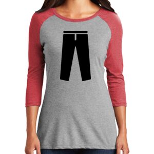 TriBlend Women's 3/4 Raglan Tee Thumbnail