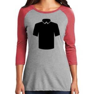 TriBlend Women's 3/4 Raglan Tee Thumbnail