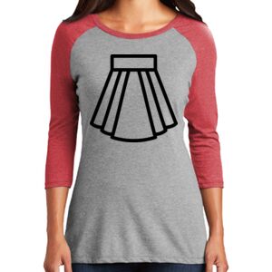 TriBlend Women's 3/4 Raglan Tee Thumbnail