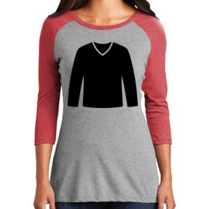 TriBlend Women's 3/4 Raglan Tee Thumbnail