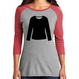 TriBlend Women's 3/4 Raglan Tee Thumbnail