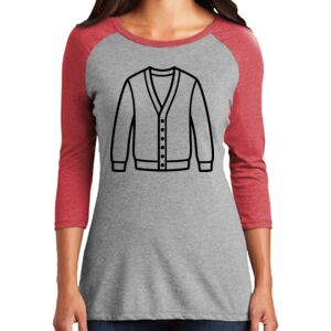 TriBlend Women's 3/4 Raglan Tee Thumbnail