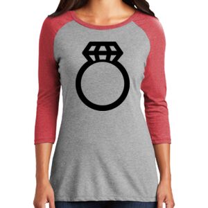 TriBlend Women's 3/4 Raglan Tee Thumbnail