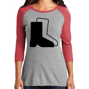 TriBlend Women's 3/4 Raglan Tee Thumbnail