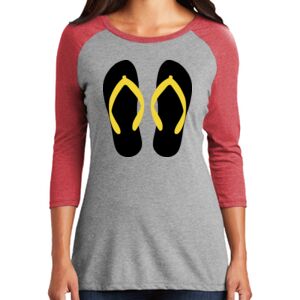 TriBlend Women's 3/4 Raglan Tee Thumbnail