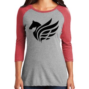 TriBlend Women's 3/4 Raglan Tee Thumbnail