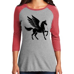 TriBlend Women's 3/4 Raglan Tee Thumbnail