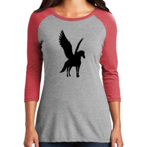 TriBlend Women's 3/4 Raglan Tee Thumbnail