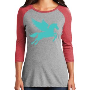 TriBlend Women's 3/4 Raglan Tee Thumbnail