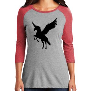 TriBlend Women's 3/4 Raglan Tee Thumbnail