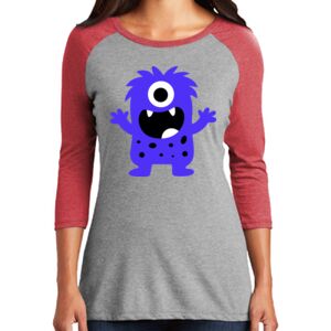 TriBlend Women's 3/4 Raglan Tee Thumbnail