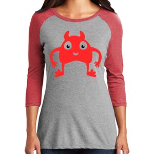 TriBlend Women's 3/4 Raglan Tee Thumbnail