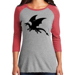 TriBlend Women's 3/4 Raglan Tee Thumbnail