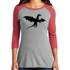 TriBlend Women's 3/4 Raglan Tee Thumbnail