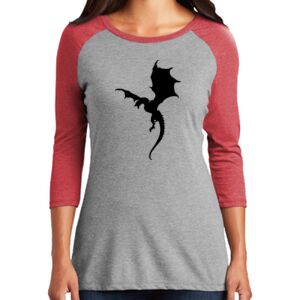 TriBlend Women's 3/4 Raglan Tee Thumbnail