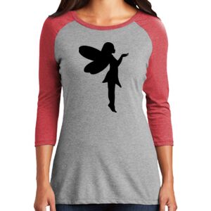 TriBlend Women's 3/4 Raglan Tee Thumbnail