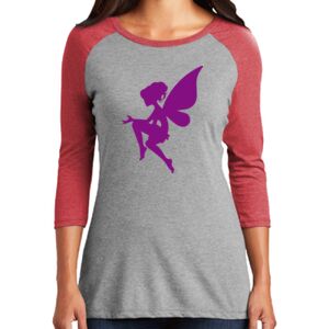 TriBlend Women's 3/4 Raglan Tee Thumbnail