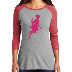 TriBlend Women's 3/4 Raglan Tee Thumbnail