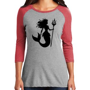 TriBlend Women's 3/4 Raglan Tee Thumbnail