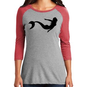TriBlend Women's 3/4 Raglan Tee Thumbnail