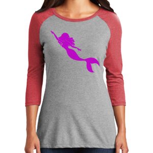 TriBlend Women's 3/4 Raglan Tee Thumbnail