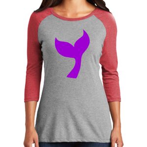 TriBlend Women's 3/4 Raglan Tee Thumbnail