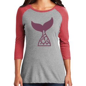 TriBlend Women's 3/4 Raglan Tee Thumbnail