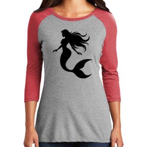 TriBlend Women's 3/4 Raglan Tee Thumbnail