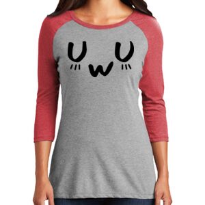 TriBlend Women's 3/4 Raglan Tee Thumbnail