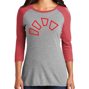 TriBlend Women's 3/4 Raglan Tee Thumbnail