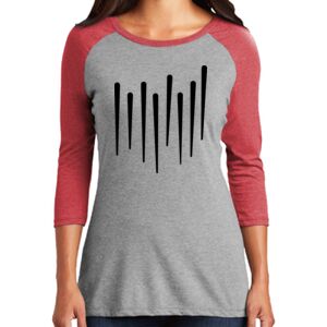 TriBlend Women's 3/4 Raglan Tee Thumbnail