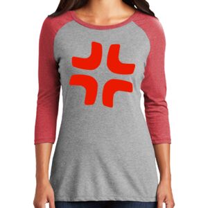 TriBlend Women's 3/4 Raglan Tee Thumbnail