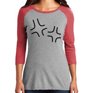 TriBlend Women's 3/4 Raglan Tee Thumbnail