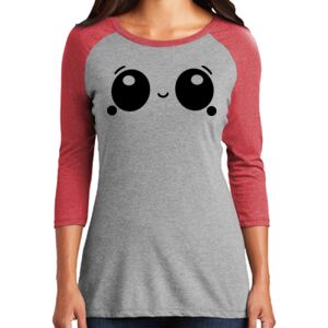 TriBlend Women's 3/4 Raglan Tee Thumbnail