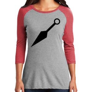 TriBlend Women's 3/4 Raglan Tee Thumbnail