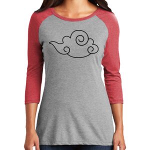 TriBlend Women's 3/4 Raglan Tee Thumbnail
