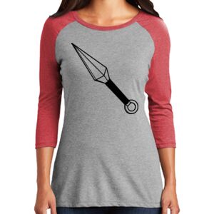 TriBlend Women's 3/4 Raglan Tee Thumbnail