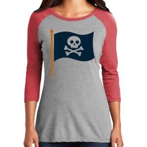 TriBlend Women's 3/4 Raglan Tee Thumbnail