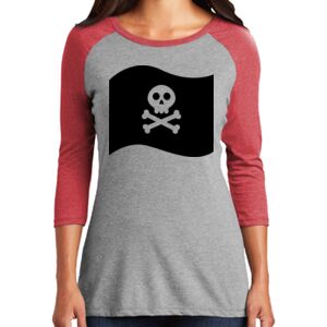 TriBlend Women's 3/4 Raglan Tee Thumbnail