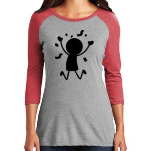 TriBlend Women's 3/4 Raglan Tee Thumbnail