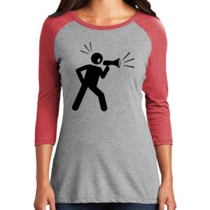 TriBlend Women's 3/4 Raglan Tee Thumbnail